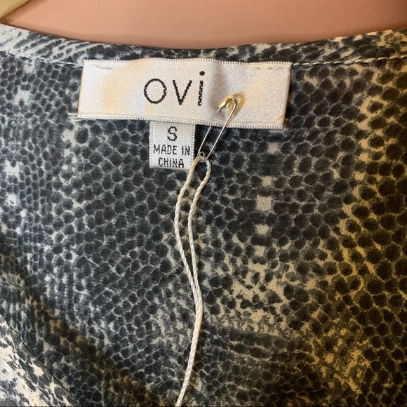 NWOT L/S Chiffon Blouse - Picture 5 of 6